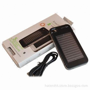 Solar and Battery Case for iPhone 4/4S